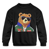 Varsity Bear Kids' Crewneck Sweatshirt - black