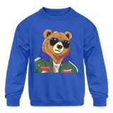 Varsity Bear Kids' Crewneck Sweatshirt - royal blue