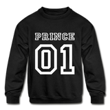 Prince Number One | Kids' Crewneck Sweatshirt - black