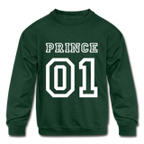 Prince Number One | Kids' Crewneck Sweatshirt - forest green