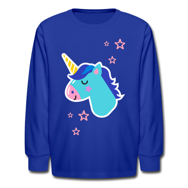 Unicorn and Stars Long Sleeve Shirt – Sky and Bear